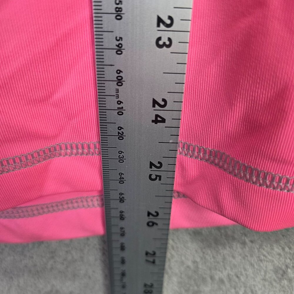 Womens Danskin Now Pink Semi Fitted Full Zip Track Jacket Polyester Stretch XXL - Picture 5 of 6